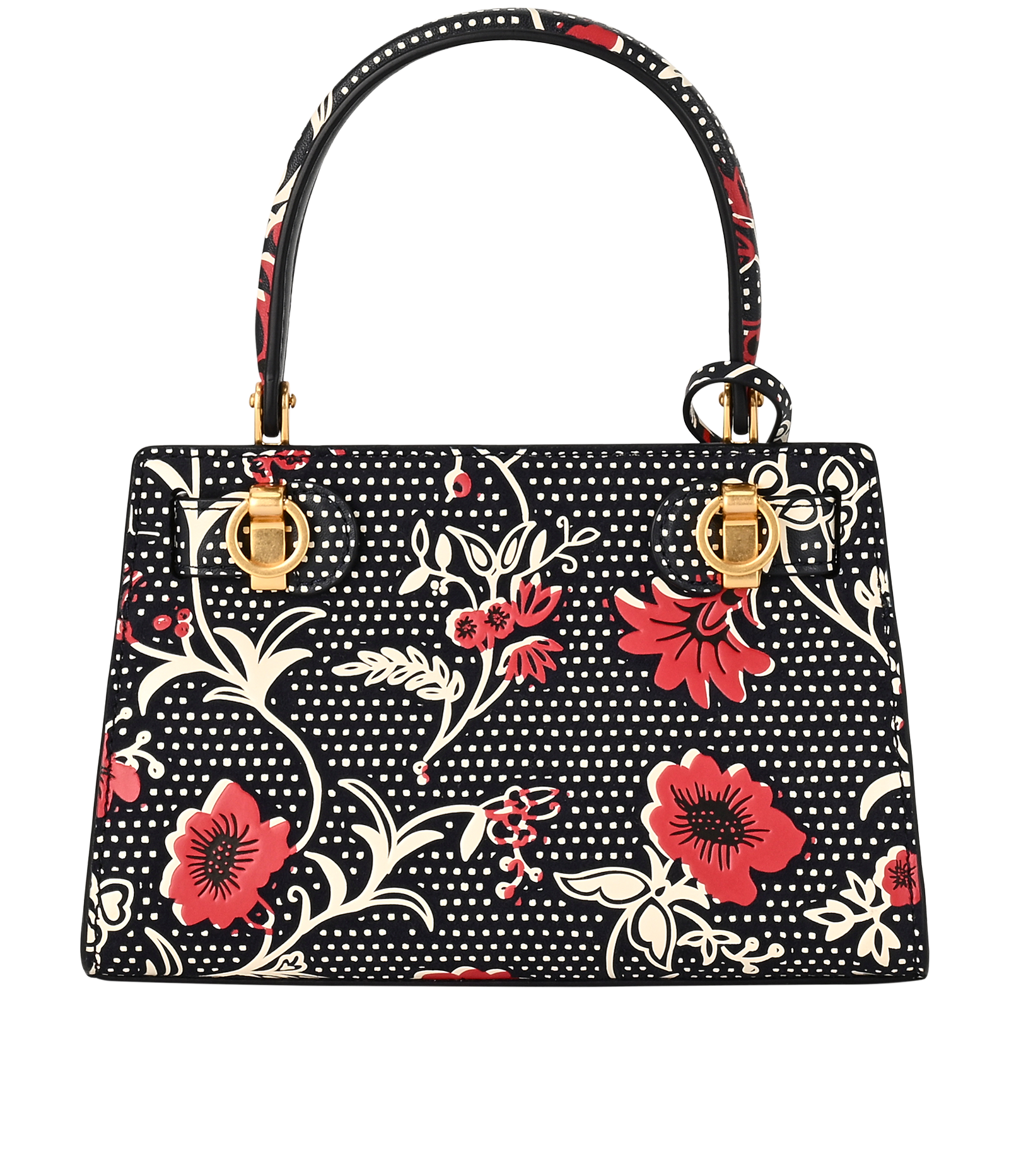 Petite Lee Radziwill High Frequency, &pound;190, Handbags, Black/Red/White, Canvas, Back view